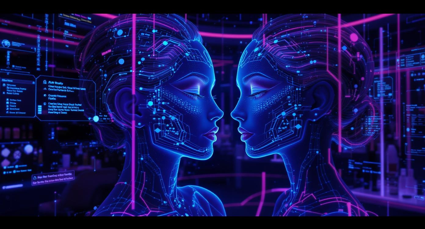 Future of beauty technology concept
